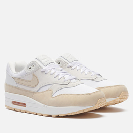 Nike: Бежевые кроссовки Air Max 1 Premium