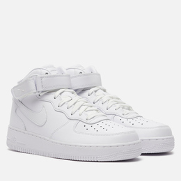 Nike: Белые кроссовки  Air Force 1