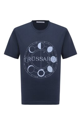 Trussardi: Хлопковая футболка