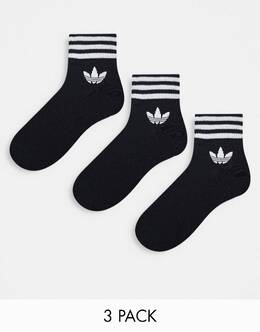 Adidas Originals: Чёрные носки  Originals