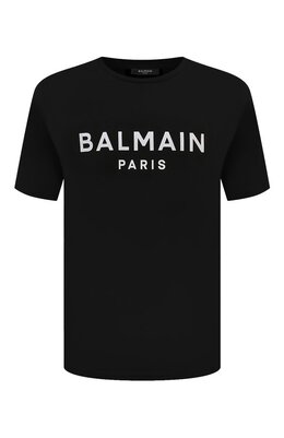 Balmain: Хлопковая футболка 