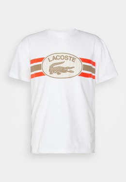 Lacoste: Белая футболка 