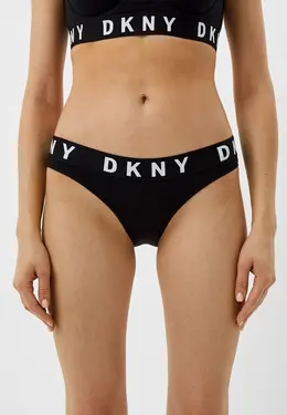 DKNY: Чёрные трусы 