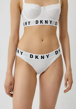 DKNY: Белые трусы 