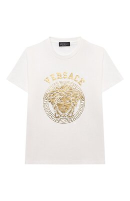 Versace: Хлопковая футболка 