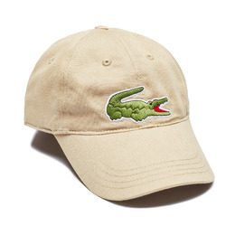 LACOSTE: Бежевая кепка 