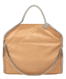 Stella McCartney: Бежевая сумка  Falabella