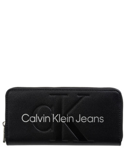 Calvin Klein Jeans: Чёрный кошелёк