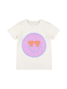 STELLA MCCARTNEY KIDS: Хлопковая футболка 