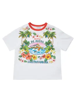 DOLCE & GABBANA: Хлопковая футболка  T