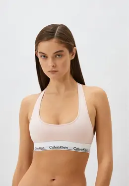 Calvin Klein Underwear: Розовый бюстгальтер 