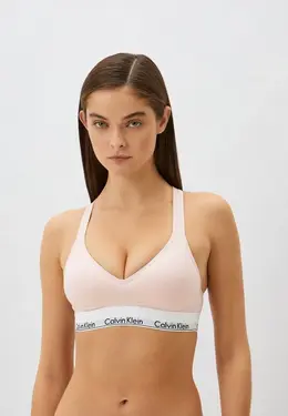 Calvin Klein Underwear: Розовый бюстгальтер 