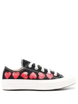 Comme Des Garcons Play: Чёрные кроссовки 