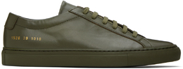 Common Projects: Кроссовки Achilles цвета хаки