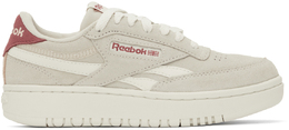 Reebok Classics: Бежевые кроссовки 