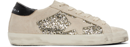 Golden Goose: Бежевые кроссовки  Super Star