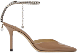 Jimmy Choo: Бежевые туфли  Saeda