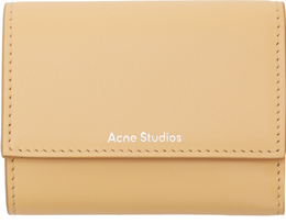 Acne Studios: Бежевый кошелёк 