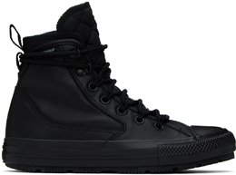 Converse: Чёрные кеды  Chuck Taylor