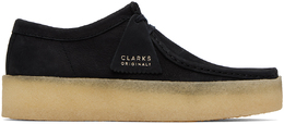 Clarks Originals: Чёрные кроссовки