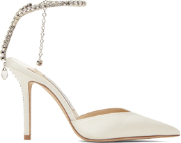 Jimmy Choo: Белые туфли  Saeda 100