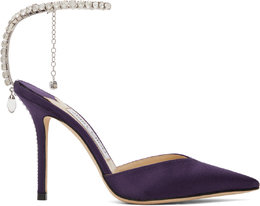 Jimmy Choo: Фиолетовые туфли  Saeda 100