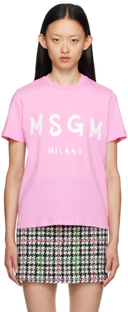 MSGM: Розовая футболка 