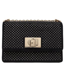 Furla: Чёрная сумка 