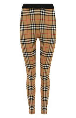 Burberry: Легинсы Vintage Check из вискозы