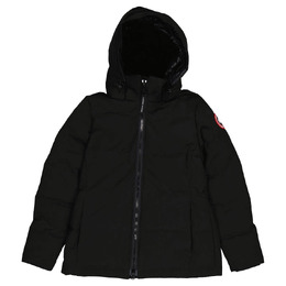 Canada Goose: Чёрный пуховик Chelsea