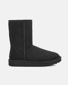 UGG: Чёрные угги  Classic Short II