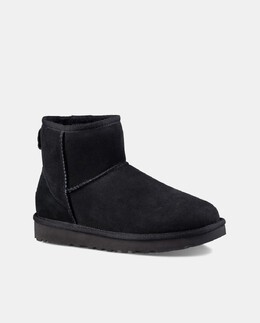 UGG: Чёрные угги  Classic Mini II