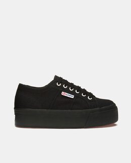 Superga: Чёрные кеды 