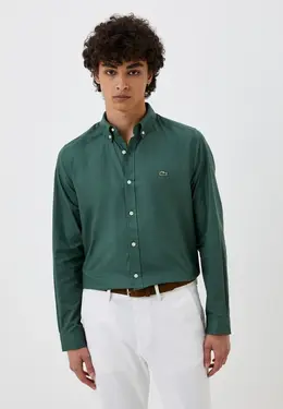 Lacoste: Зелёная рубашка 