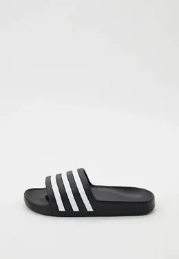 adidas: Чёрные шлёпанцы 