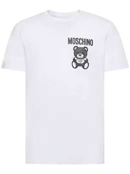 MOSCHINO: Футболка  Teddy с принтом