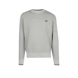 FRED PERRY: Серый свитшот