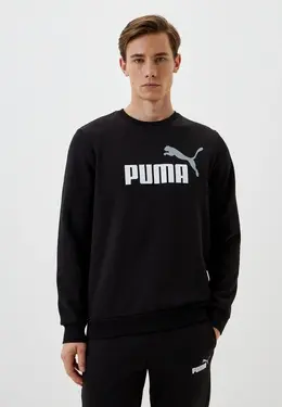 PUMA: Чёрный свитшот 