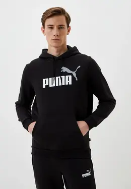 PUMA: Чёрная толстовка 