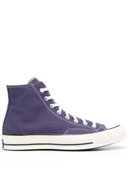 Converse: Фиолетовые кроссовки  Chuck 70 Hi