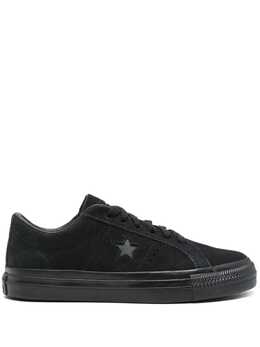 Converse: Чёрные кроссовки  One Star Pro