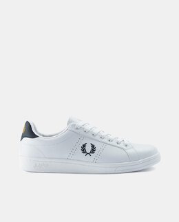 Fred Perry: Белые кроссовки 