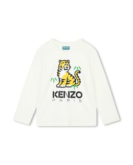 Kenzo: Многоцветная футболка Paris