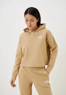 PUMA: Бежевая толстовка 