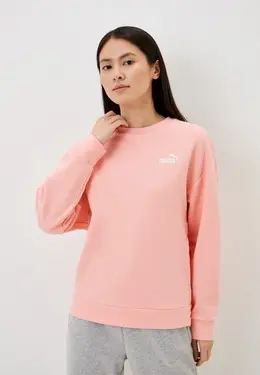 PUMA: Розовый свитшот