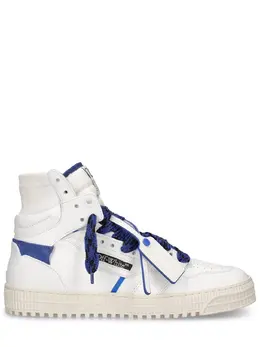 OFF-WHITE: Белые кроссовки  Off Court