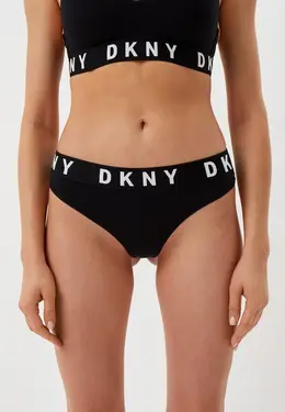 DKNY: Чёрные трусы 