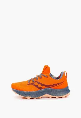 Saucony: Оранжевые кроссовки