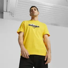 PUMA: Жёлтая футболка 