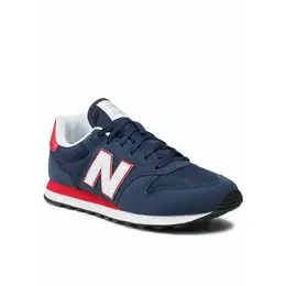 New Balance: Тёмные кроссовки  500